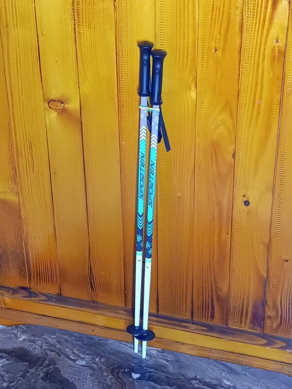 NOVÉ PALICE SPORTEN SNOW TYRKYS-WHITE 75CM